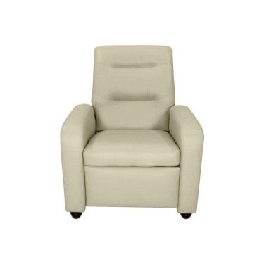 Imagem de Poltrona Do Papai Reclinável Classic Matrix Sintetico Bege
