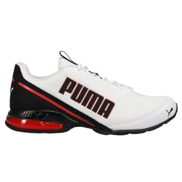 Imagem de PUMA Cell Divide Men's Running Shoes, White/Black/High Risk Red, 11.5 M
