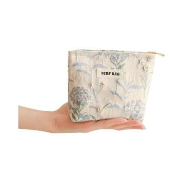 Imagem de Bolsa Feminina Pequena Com Padrão De Planta, Bolsa Portátil Para Armaz