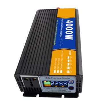 Imagem de Inversores de energia de 70 V para 110 V, onda senoidal pura, 4000 W, 12/24/48/60/72 para 110 V/220 V CA, conversor de carro com display LCD para carro, casa e acampamento,60V TO 110V