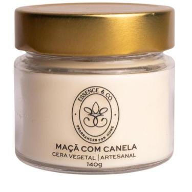 Imagem de Vela Aromática Perfumada Maçã e Canela 140g Essence e Co. - Essence & 