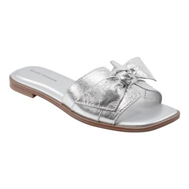 Imagem de Marc Fisher Sandália feminina Finey, Prata 040, 35 BR