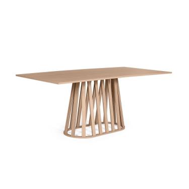 Imagem de Mesa De Jantar Retangular 6 Lugares 180x90cm Gabi Jade - Straub Web