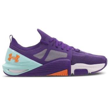 Imagem de Tênis de Treino Unissex Under Armour Tribase Cross 2, Roxo, 36