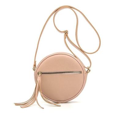 Imagem de Bolsa Feminina Mini Bag Nude Shoulder Bag Transversal Luxo - Fenny Sho
