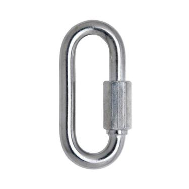 Imagem de Mosquetão Oval Com Trava Roscada 9Mm