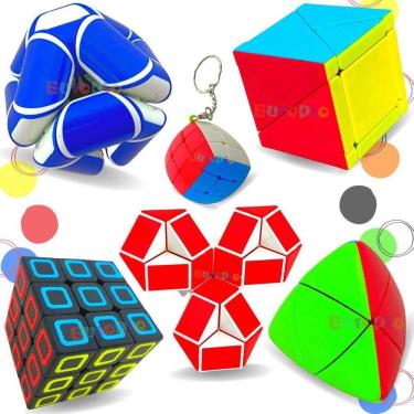 Imagem de Kit Cubo Mágico  Brinquedo Puzzle