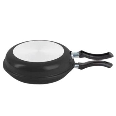 Imagem de Omeleteira Sanduicheira Dupla Grande Antiaderente Preto