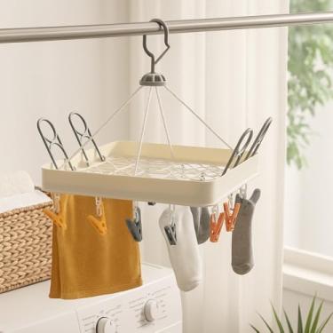 Imagem de Varal de Teto Quadrado com 24 Prendedores, 30,6 cm