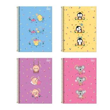 Imagem de Caderno espiral capa dura univ 1x1 80 folhas Mellow Tilibra