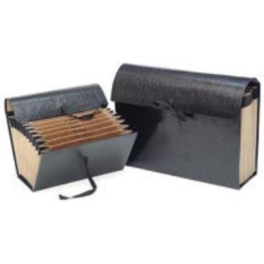 Imagem de Pasta Sanfonada Papel Oficio 31 Divisoes Preta - Mano