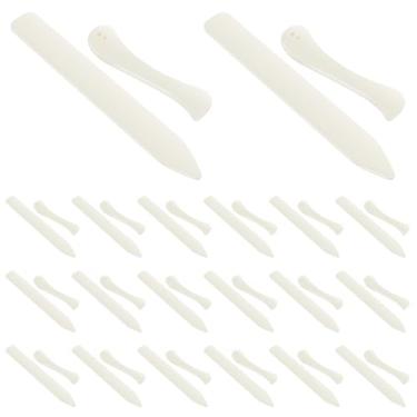 Imagem de DJAPWPX 20 peças de ferramentas de pasta de osso, acessórios de conjunto de vincos de papel, ferramenta de artesanato de polimento de pontuação dobrável, kit de encadernação de livros para artesanato