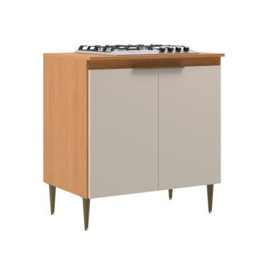 Imagem de Balcão Multiuso 80 Cm Brisa Móveis Sul Angelin Off White