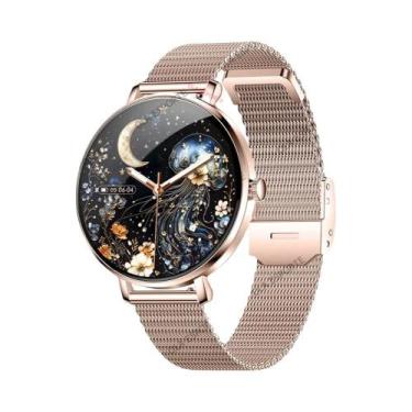 Imagem de Relógio Inteligente Esportivo Feminino Com Tela Sensível Ao Toque HD, 