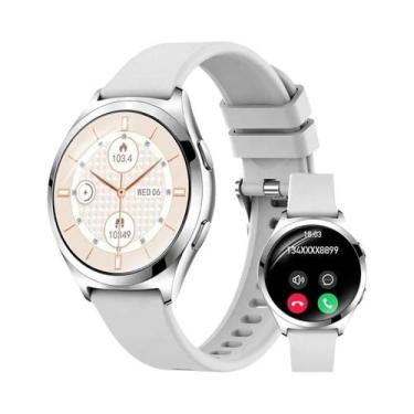 Imagem de Relógio Inteligente Feminino Com Chamada Bluetooth Monitor De Frequênc