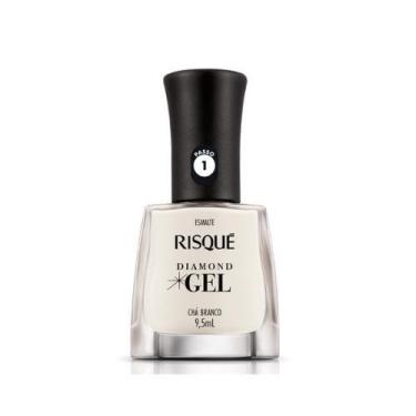 Imagem de Esmalte risque diamond gel cha branco 9,5ml