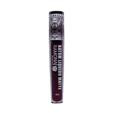 Imagem de Batom Líquido Matte Cor 03 Vinho 4ml - Ramona Make Up