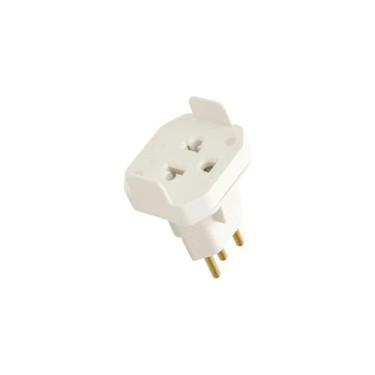 Imagem de Adaptador Tomada Fame Sobrepor 3 Pinos 10a Cinza