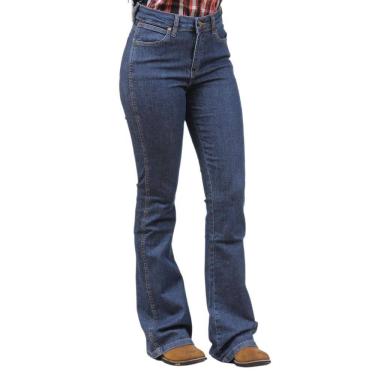 Imagem de Calça Jeans Feminina Wrangler Azul Flare 36797