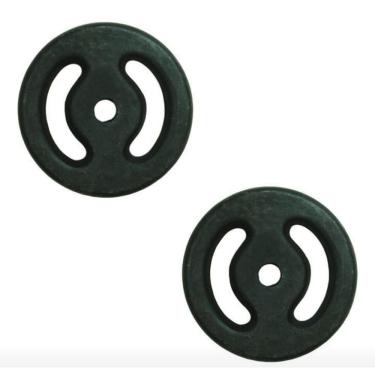 Imagem de Anilha 10kg Em Ferro Fundido Pintado Kit 2 Peças