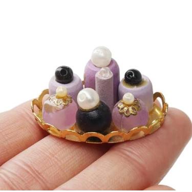 Imagem de Bandeja de perfume em miniatura Odoria 1/12 Dollhouse Decoration