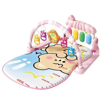 Imagem de Tapete de Atividades Interativo Bebê Musical com Piano Rosa - DDG