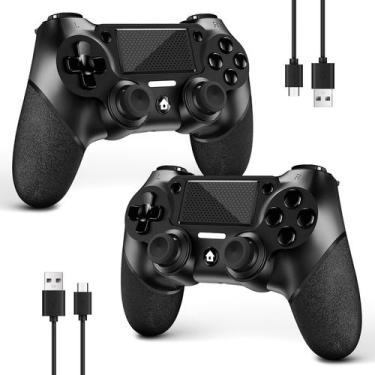 Imagem de Controladores sem fio AceGamer para PS4/Pro/Slim/PC (pacote com 2)
