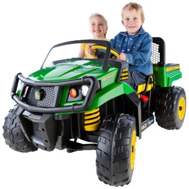 Imagem de Carro, Carrinho Elétrico Infantil a Bateria 12V 2 Assentos para até 58 kg, 3 a 8 Anos, PEG PEREGO IGOD0063, Verde