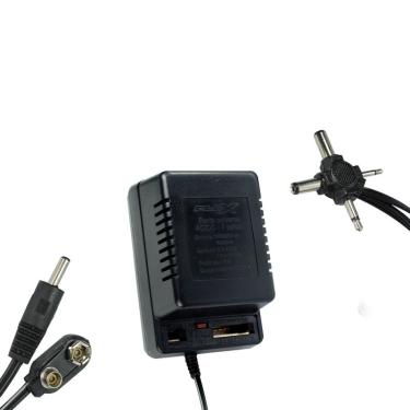 Imagem de Fonte de Alimentação  AC/DC Universal 1,7V a 12V C/ Inversão de Polaridade de 1000mAh. FX-ACU