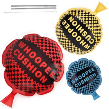 Imagem de Almofadas Whoopee POPLAY Fart Prank Noise Maker para crianças, 3 unida