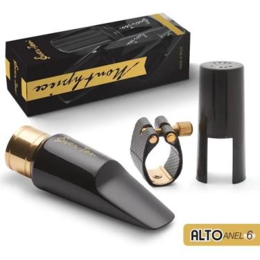 Imagem de Boquilha ever-ton para sax alto - anel de metal 6