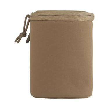 Imagem de Aymzbd NVG Goggle Carrying Case Case Waist Pouch Compact Accessories Soft Padded Versátil NVG Pouch Storage Bag, Marrom