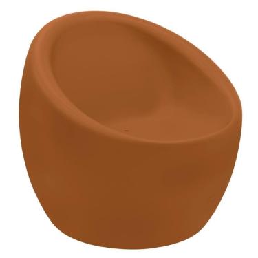 Imagem de Poltrona Tramontina Oca Em Polietileno Laranja Caqui