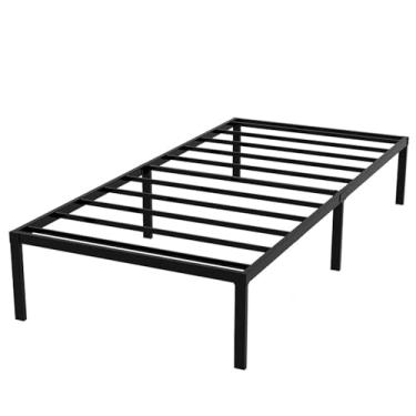 Imagem de Cama De Solteiro DobráVel Com Estrado De Metal - Ripas De AçO Antiderrapante(TWIN size)