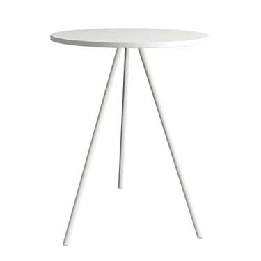 Imagem de Mesa Lateral Gabriela Wood Branca