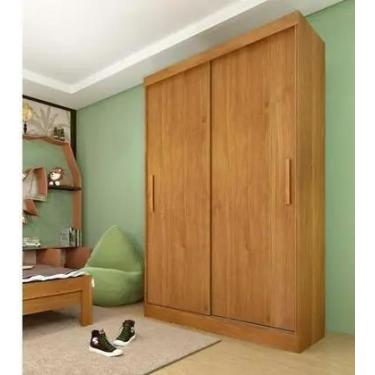 Imagem de Guarda Roupa Solteiro Firenze 2 Pt Cinamomo Mdp Móveis Tcil - MOVEIS T