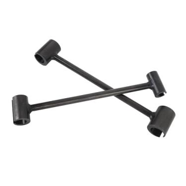 Imagem de Hilitand Chave de Ajuste de Dobradiça, Ferramenta de Cabeça Dupla de Construção Em Aço para Ajustes Precisos de Portas Corta-fogo e de Segurança