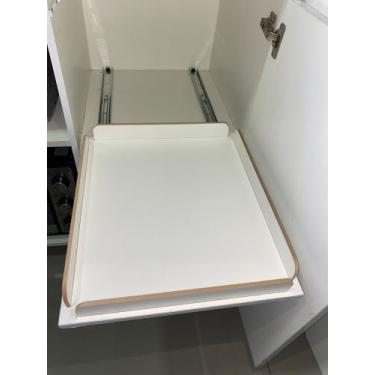 Imagem de Prateleira com Borda Telescópica  Organizador Deslizante para Armário 