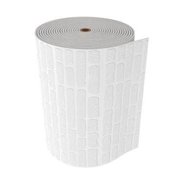 Imagem de Baoblaze Painéis de parede com efeito de tijolo falso, adesivo a manchas, papel de parede à prova d'água, espuma XPE para quarto de crianças, Style a