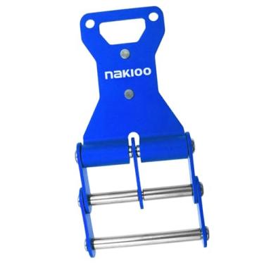 Imagem de Generic Fivela de liberação rápida para cinto de ferramentas, ideal para pochetes. Fecho seguro e de alta resistência em aço inoxidável com pivô em liga de, Azul