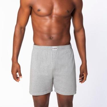 Imagem de Cueca Lupo Samba Canção de Malha 18611-001, Chumbo mescla, P