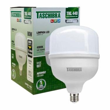 Imagem de Lâmpada High Led Tkl540 80w 4000k Branco Neutro Taschibra