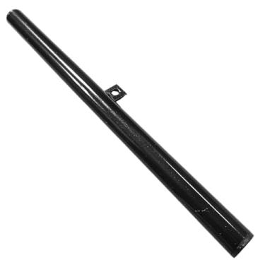 Imagem de Barra Reta para Pulley, Aço Tubular Preto, 40cm, para Exercícios de Musculação, Puxada e Extensão, Acabamento Brilhante