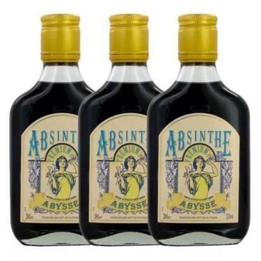 Imagem de Kit 3 Absinto autêntico Negro 53.5% Abysse 200ml