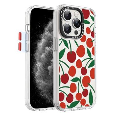 Imagem de GuardCrew Capa para iPhone 15 Pro Max, [proteção contra quedas de grau militar de 3,5 m à prova de colisão] [antiamarelamento e antidescasca] capa de telefone fina à prova de choque transparente de