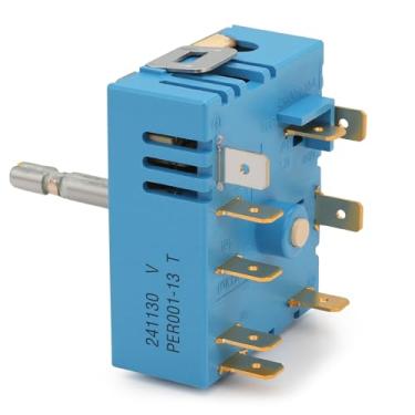 Imagem de Interruptor de fogão a gás de 3 bocas DG44-01007B, compatível com fogões a gás Samsung. Os números dos modelos compatíveis incluem: DG44-01007A, PER001-03, PER001-13T, 4929395, AP6003098, PS117357555