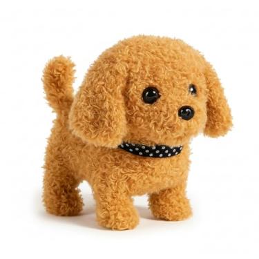 Imagem de Brinquedo Capivara de Pelúcia Interativa com Sons e Movimentos Recarregável | Capivara Elétrica De Pelúcia (Cachorrinho - opção 1)