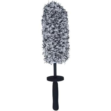 Imagem de Shakven Escova de roda, escovas de aro para limpeza de rodas | Limpeza de pneus Rim Cleane com cerdas longas - Escova de aro de pneu, escova de limpeza de carro, escova de roda de lavagem de carro