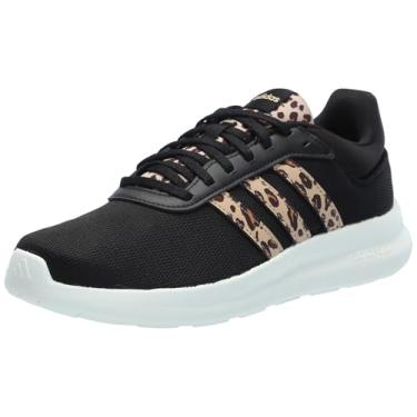 Imagem de adidas Tênis feminino Lite Racer 4.0, Preto/Bege Mágico/Branco, 37