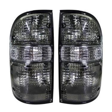 Imagem de LABLT Conjunto de luz traseira do lado do motorista e do passageiro substituição de lente fumada para Tacoma 2001 2002 2003 2004 lado esquerdo e direito de substituição para 8156004060 8155004060